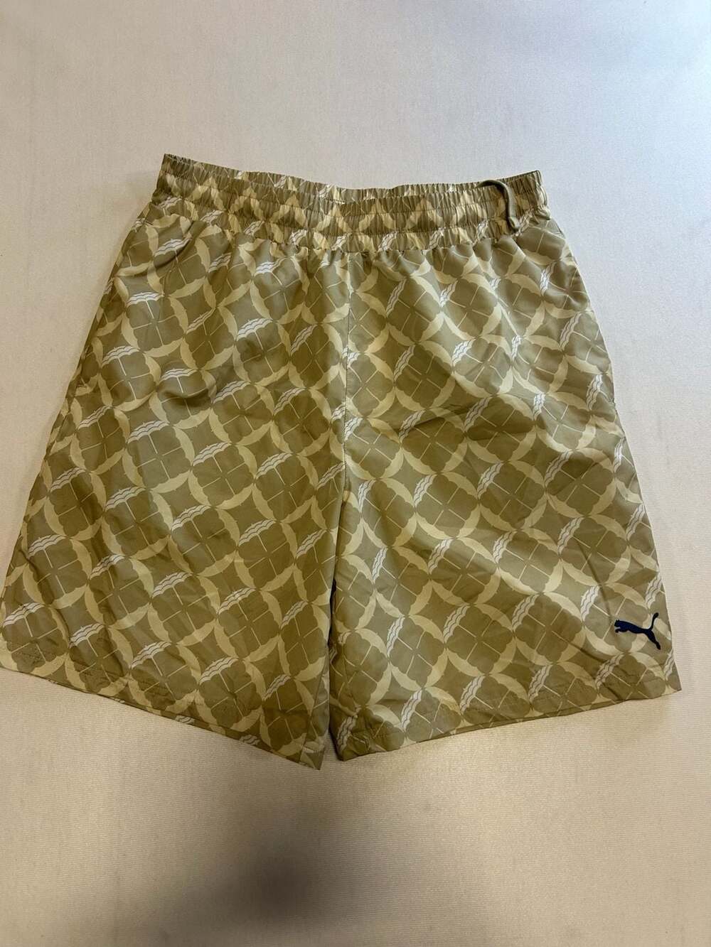 PUMA Mens Essentials Resort Graphic Monogram Shorts